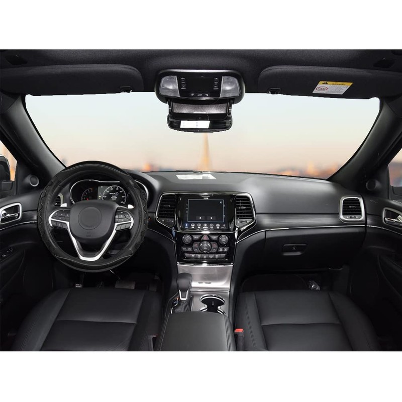 GIANT PANDA Steering Wheel Cover for Jeep Wrangler, Car Steering