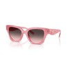 Coach Women's HC8418U Universal Fit Butterfly Sunglasses, Milky Pink/Grey Pink