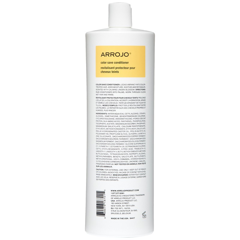 ARROJO Color Save Conditioner, 33.8 Fl Oz