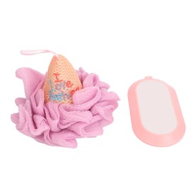 Bath Shower Scrubber Hair Eraser Sponge Deep Cleansing Fine Mesh Comfortable Massage Body Wash Scrubber