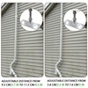 2 Sets 4 Inch Adjustable Pipe Bracket Heavy Duty Adjustable