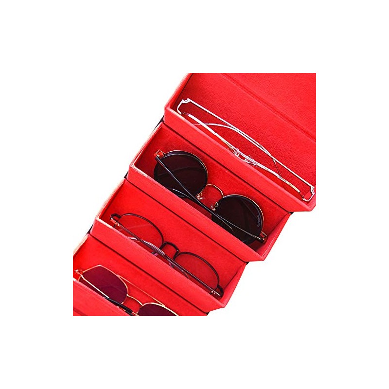 Umora Sunglasses Case Glasses Case 5 Pack Leather Travel