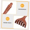 BIUDECO Sandalwood Wooden Scalp Massager Comb with Wide Teeth for