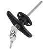 DOITOOL 8 mm T-Handle with Non-Locking Garage Lock Door Hardware
