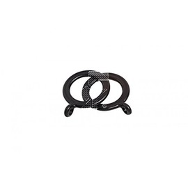 Speedy County 16 - 19mm Curtain Rings, Black, 10 Pack