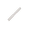 Pack of 36 Brown Waved Hair Pins. Longer Length 6.5cm.
