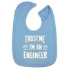 Hippowarehouse Trust Me I'm An Engineer Gift For Him Her Daughter Son Dad Mum cotton baby nursing bib boys girls 35cmx22cm