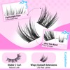 calphdair Natural Lash Clusters with Bottom Lashes DIY Wispy Cluster