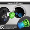 ROMELACK Magnetic Billet Aluminum Green Diesel Fuel Cap & Blue
