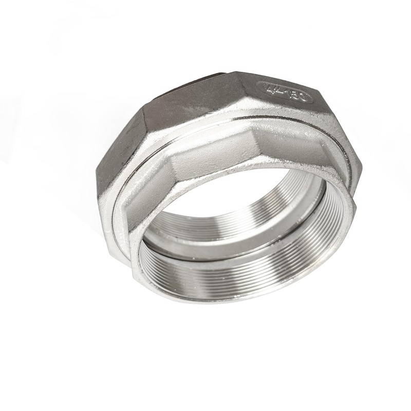 LOZOME 4" Union Pipe 304 Stainless Steel NPT Female Thread