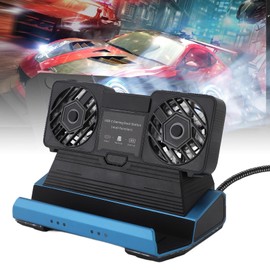 Asixxsix 10 in 1 Docking Station, 4K 60Hz Gigabit Ethernet 4 USB 3.0 PD100W M.2 NVMe Slot Legion Go Dock, Dock Station with Detachable Dual Cooling Fan for Steam Deck OLED