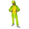 Foxxeo Green Crocodile Costume for Adults, Size: XL