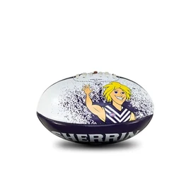 Sherrin Fremantle Dockers AFL Team Softie Football, Size 20cm