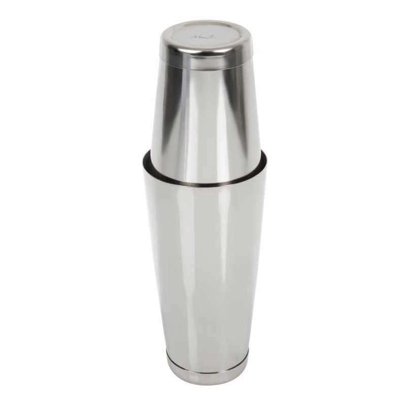 Beaumont Mezclar Tin-on-Tin Boston Cocktail Shaker, Edelstahl, hochglanzpoliert, professionelles Barkeeper-Werkzeug,