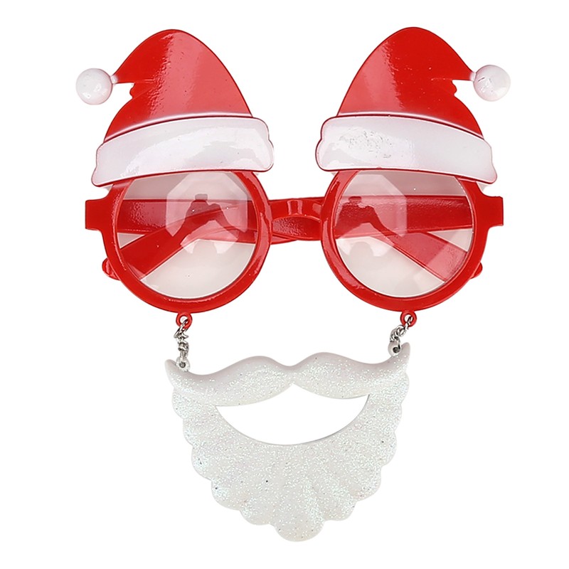 4pcs Santa Claus Cute Christmas Eyeglasses Costume Party Glasses Photography