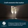 Libbey 7500 Vina Stemmed Flute Glasses Set, 8 Oz, Tall