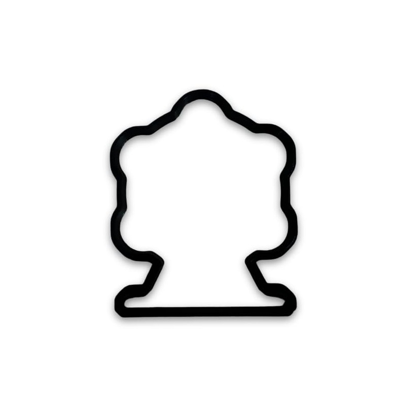 Ferris Wheel Cookie Cutter with Easy to Push Design