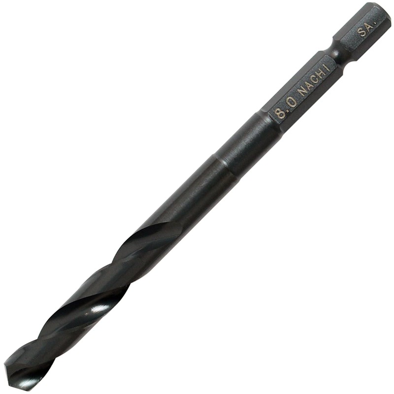 NACHI Hexagonal Shaft Metal Drill 8.0mm (Metal/Metalwork)