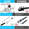 Scxatvd Mini Flat Bar Rod Bender, Rebar Metal Bending Hand
