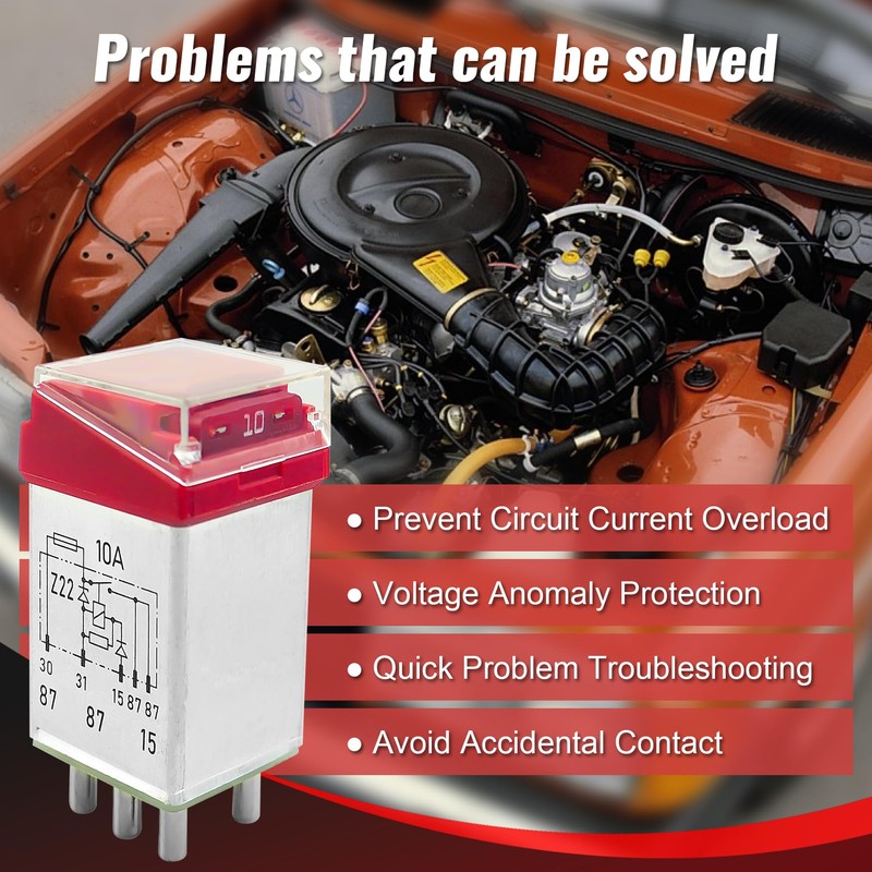 2015400845 Overload Protection Relay Fit for Mercedes R107 W123 W124