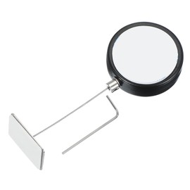 PATIKIL 5 Ft Retractable Remote Control Tether, Round Security Cable Lanyard Lock with Double Sided Adhesive for TV Remote Control Gaming Controller, Black(Square Iron Cap)