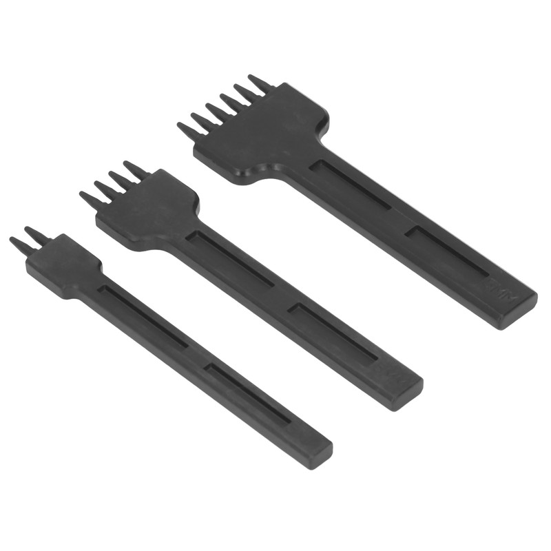 3 Pcs Leather Hole Punch DIY Hand Made Leather Goods