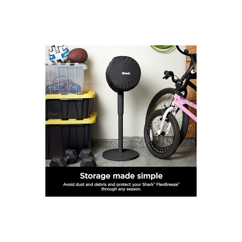 Shark FlexBreeze Fan Storage Cover, FA20XCOVER, Black