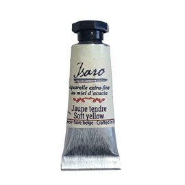 isaro Transparent Watercolor 0.2 fl oz (7 ml) Tube (Asia Sales Colors), 7 Colors, Various (Soft Yellow)