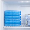 LIOOBO Blue Ice Packs for Coolers: 8PCS Reusable Ice Blocks