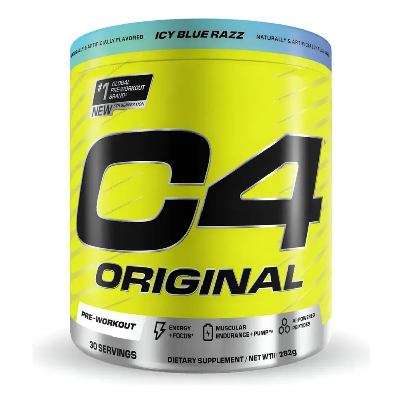 Pre Entrenamiento Cellucor C4 30 Servicios Sabor Frambuesa Azul