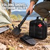 MOLLE Tactical First Aid & Survival Kit with Folding Shovel,