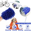 ASelected 4 Pcs Car Wash Mitts, Double Sided Microfiber Car