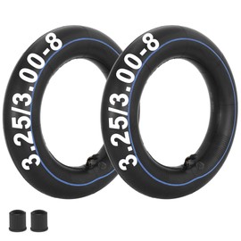 3.25/3.00-8 Inner Tube For Scooters,garden cart,wagons,Mini Chopper Tire,Go Kart,ATV,Heavy Duty Butyl rubber 3.50-8 tire tube With TR-87 Angled Stem 2 Pack