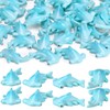 Geelin 50 Pcs Mini Resin Hammerhead Shark Figurines, Tiny Sharks
