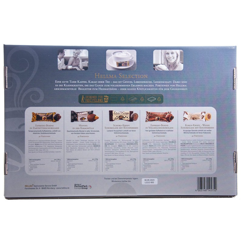 Selection Box Hellma 60000138 5 x 40 Pieces