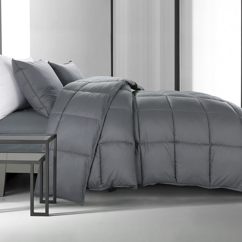 HOMBYS Oversized King Down Alternative Fluffy Comforter, 120 x 120