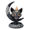 Backflow Incense Burner Mystical Cat with Moon Incense Holder Waterfall