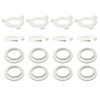 DAQUN 16 Pcs Light Shade Adapter Ring, Lampshade Ring, Lamp