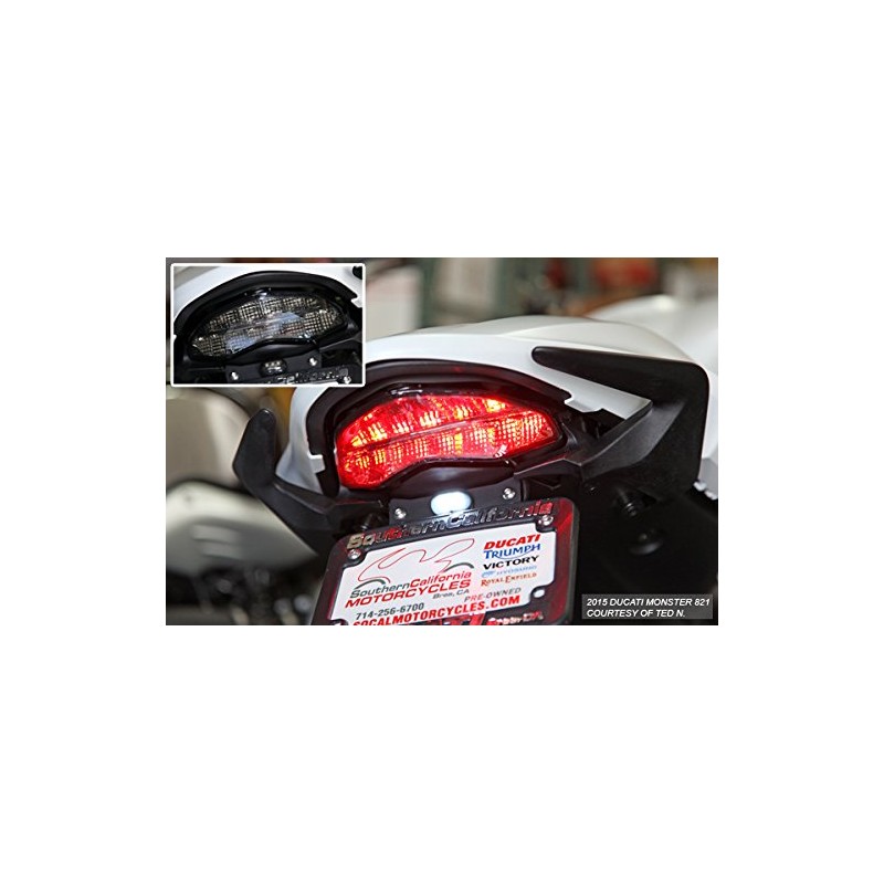 Integrated Sequential LED Tail Lights Smoke Lens for 2014-2020 Ducati