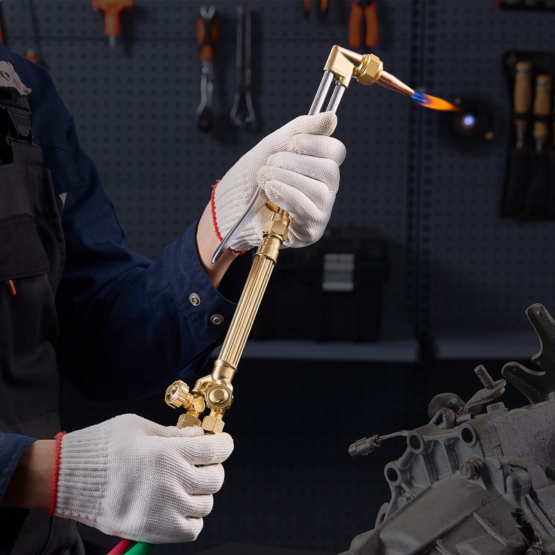 Oxygen Acetylene Torch Kit 14PCS Gas Welding Cutting Set &