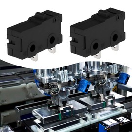 ECSiNG 10Pcs KW11-3Z-A 2-Pin Microswitch No Lever 10T85 SPDT 5A 125 250VAC for Automotive Electrical Wiring Electronics