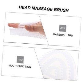 TOVINANNA Massage Scrubber Brush Massaging Tool for Relaxation and for Whole Body Use Including Neck Shoulders and Feet Gentle Skin Portable Design