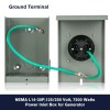 PAULINN 30A Generator Power Inlet Box NEMA 3R Generator Outlet