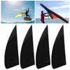 yaogohua Surfing Watershed Fin, 4 Piece Surfboard Fins Set, Plastic