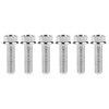Ruifu M6 Motorcycle Small Head Flange Hex Bolts 15 20