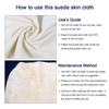Natural Chamois Leather Car Cleaning Cloth Washing Suede Absorbent Drying