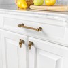 Amerdeco 10 Pack Antique Brass Cabinet Pulls 5 Inch(128mm) Hole