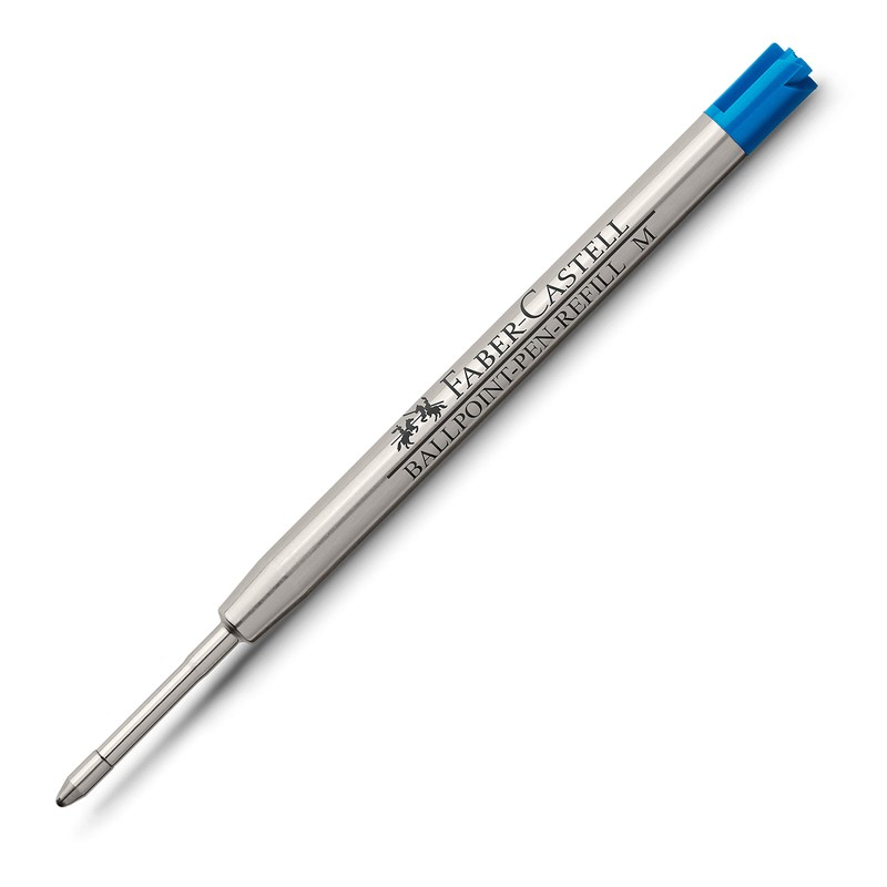 Faber-Castell 148741 Ballpoint Pen Refill M, Blue, Pack of 10