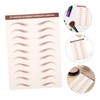 Mikinona Disposible Eyebrow Hair-like Eye Brow Sheet Temporary Eye Brow