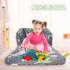 Asou Kids Sofa Toddlers Sofa with Blanket Glow in The